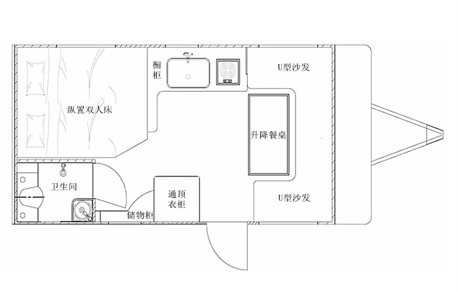 程力拖掛式房車